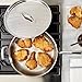 Breville Clad Stainless Steel Saute Pan / Frying Pan / Fry Pan with Lid and Helper Handle - 5 Quart, Silver