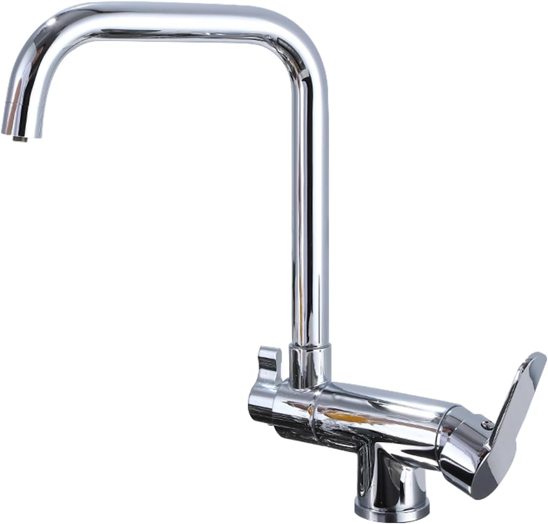 FCXWEVR 3in1 Black Kitchen Sink FaucetFoldable 360° Rotatable 3Way Design for Front Window & Filtered WaterFlexible SinglePlayer Mode Kitchen Faucet