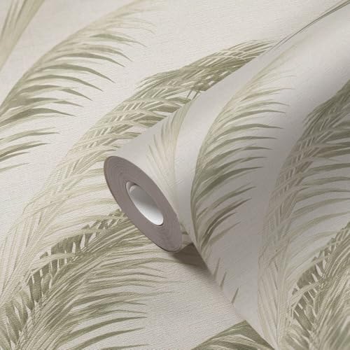 Papel pintado palmeras TNT para tapar imperfecciones de pared 4
