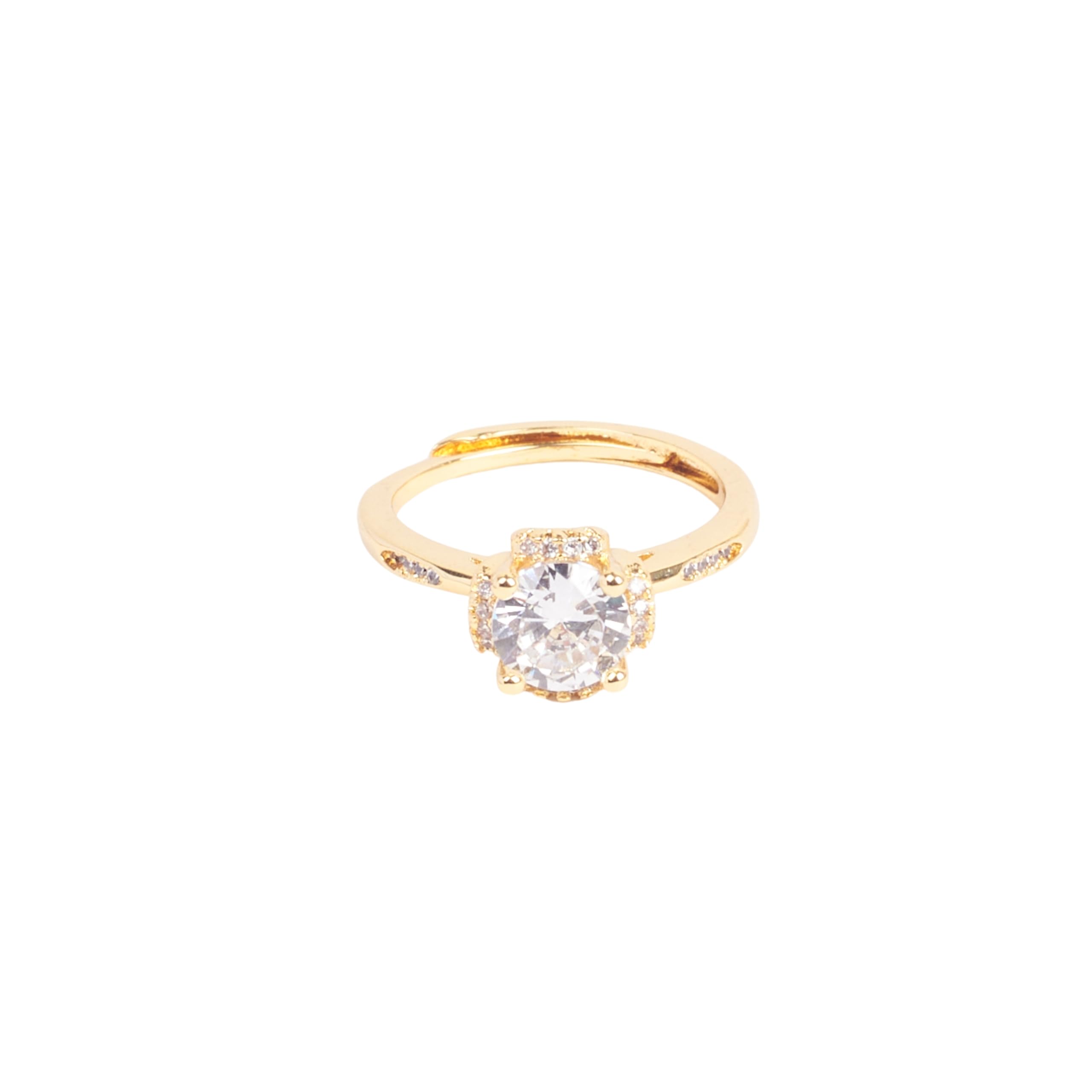 salty Anti Tarnish Timeless Gold-Tone Finger Ring for Women | Adjustable Fancy Jewellery Design | Latest Fashion Accessories for Girls | Minimal Jewelry-picture-10