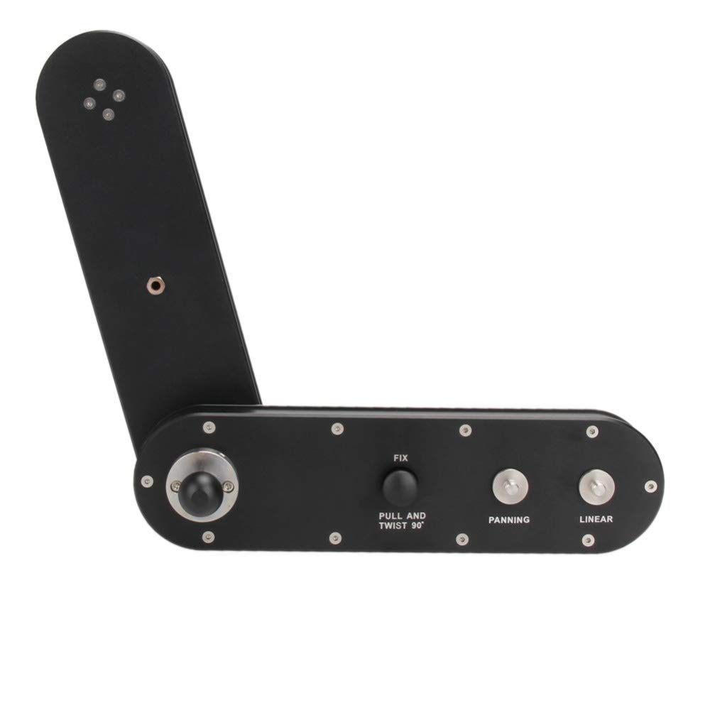 Titular de la lente de la cámara Portátil 24cm 4X Extensión Distancia a 70cm mini cámara de vídeo deslizante ajustable pista del carro ferroviario en movimiento deslizante grúa de brazo Trípode para c