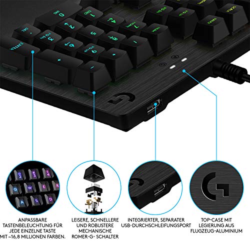 Logitech G512 mechanische Gaming-Tastatur – Ansicht 5