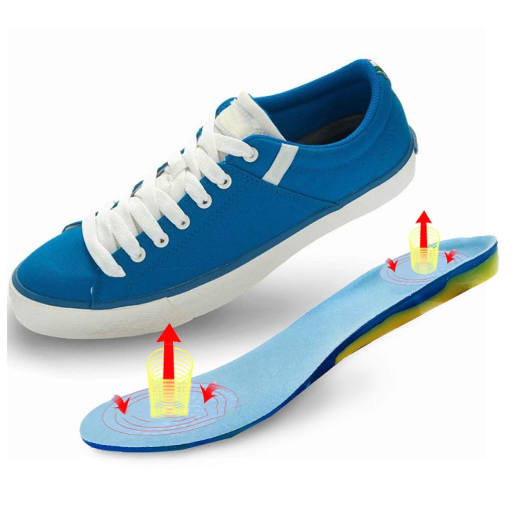 EDDGE Plantilla de Calzado Deportivo Suave de Gel Antideslizante de Silicona, Plantilla de Masaje, Zapatos ortopédicos for el Cuidado de los pies, cojín de Suela (Size : S)