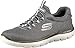 Price comparison product image Skechers Men's Summits Sneaker, Charcoal Mesh Trim, 8.5 UK