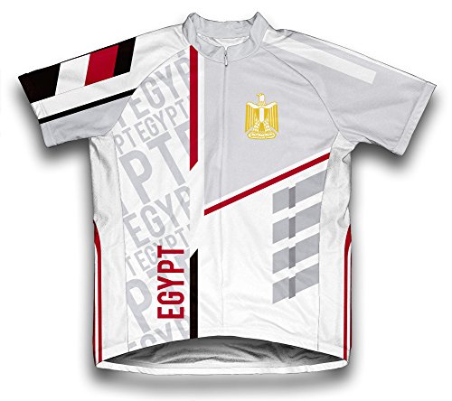 ScudoPro Egypt Short Sleeve Cycling Jersey for Men - Size 3XL White