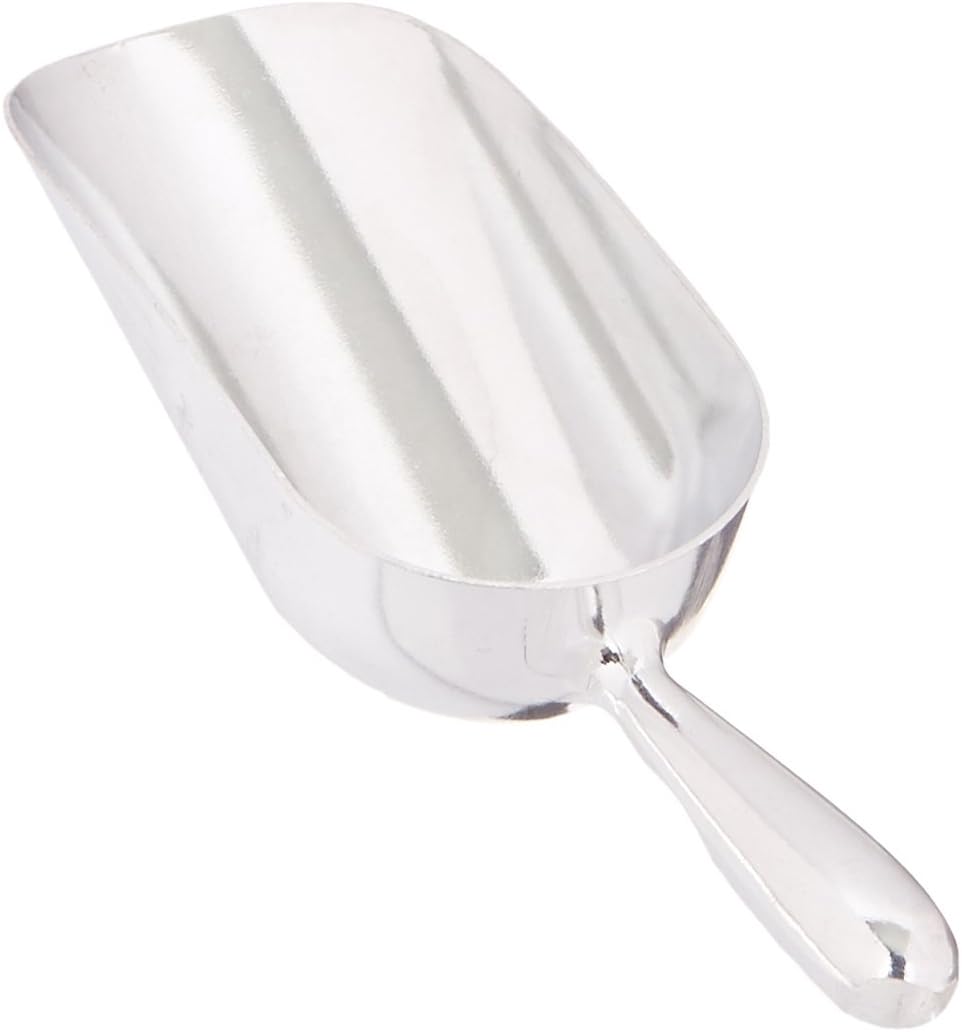 5 oz. Cast Aluminum Scoop with Contoured Handle - Set of 2