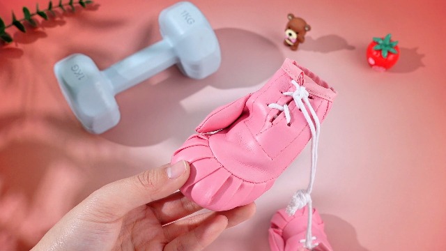 Mini Pink Boxing Gloves - Breast Cancer Awareness Hanging Decorations & Party Favors