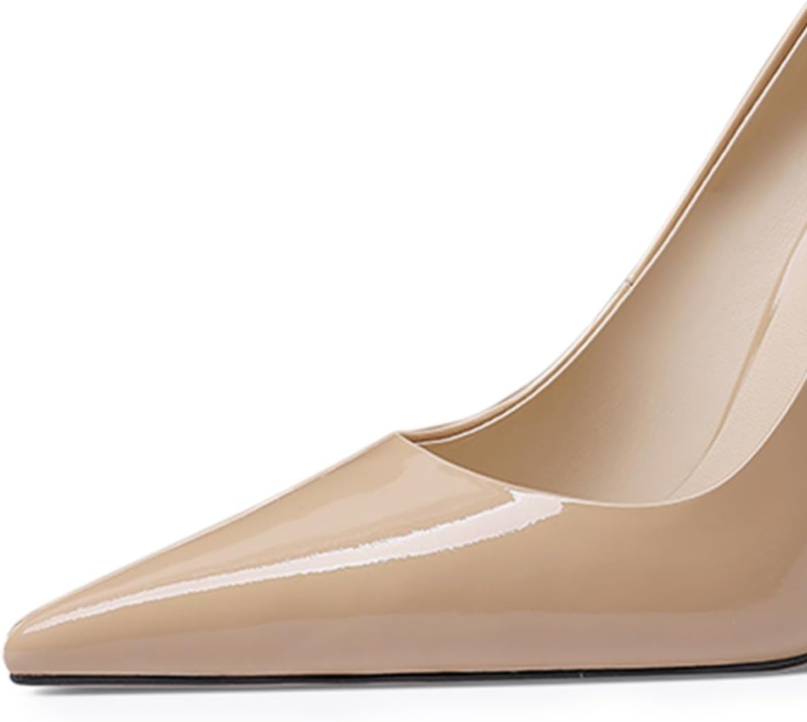 YDN Women Pointed Toe Slip on Pumps Special Kitten High Heel Shoe for Party Prom Dress Lady Size 4-16 US - Image 4