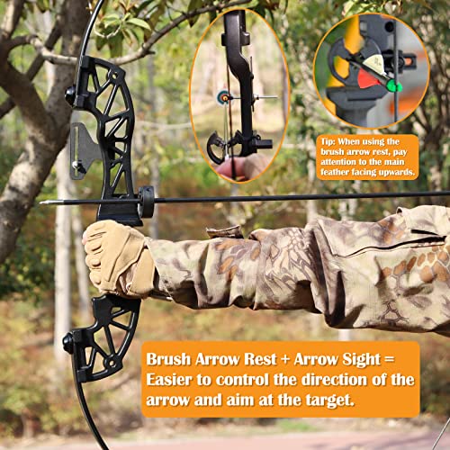 53'' Adult Bow And Arrow Set 40Lbs Archery Recurve Bow Right Hand Takedown Recurve Bow For Beginner Outdoor Shooting Training Practice #TOP2