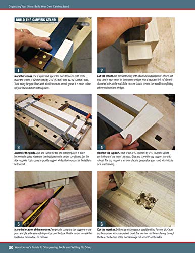Woodcarver's Guide to Sharpening, Tools and Setting Up Shop: Expert Tips and Techniques (Fox Chapel Publishing) (Best of Woodcarving Illustrated) - Image 7