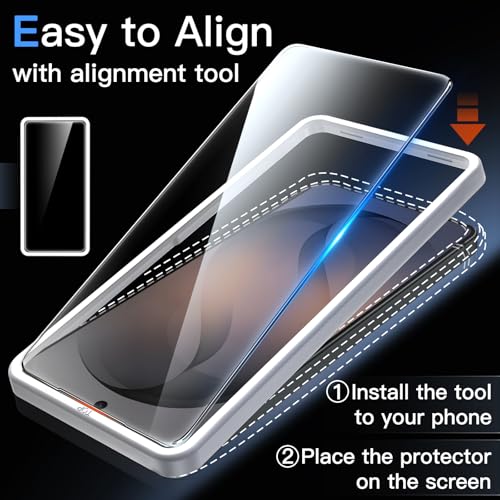 Image of JETech Screen Protector Guard for Samsung Galaxy S26 Plus, 2+2 Pack | with Camera Lens Protector, HD Clear Tempered Glass, Anti-Scratch Protection, Easy Installation Tool