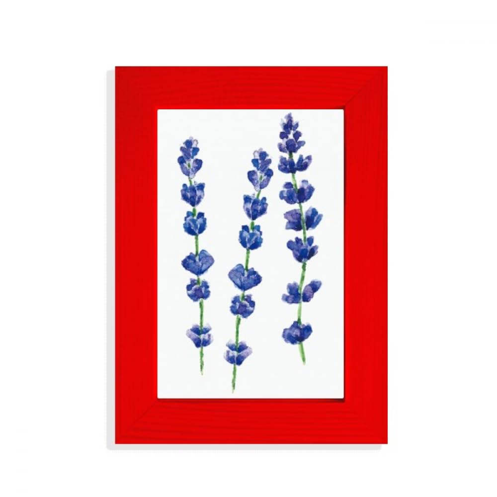 Cadre photo lavande bleue aux finitions artisanales haut de gamme