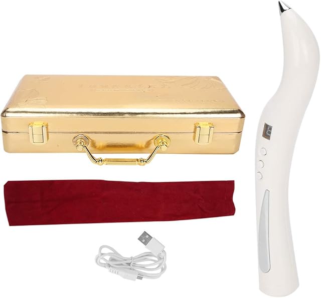 Acupuncture Massage Pen, Electric Acupuncture Meridian Pen Magnetic Therapy Pen for Acupressure Massage to Reduce Inflammation and Relieve Pain