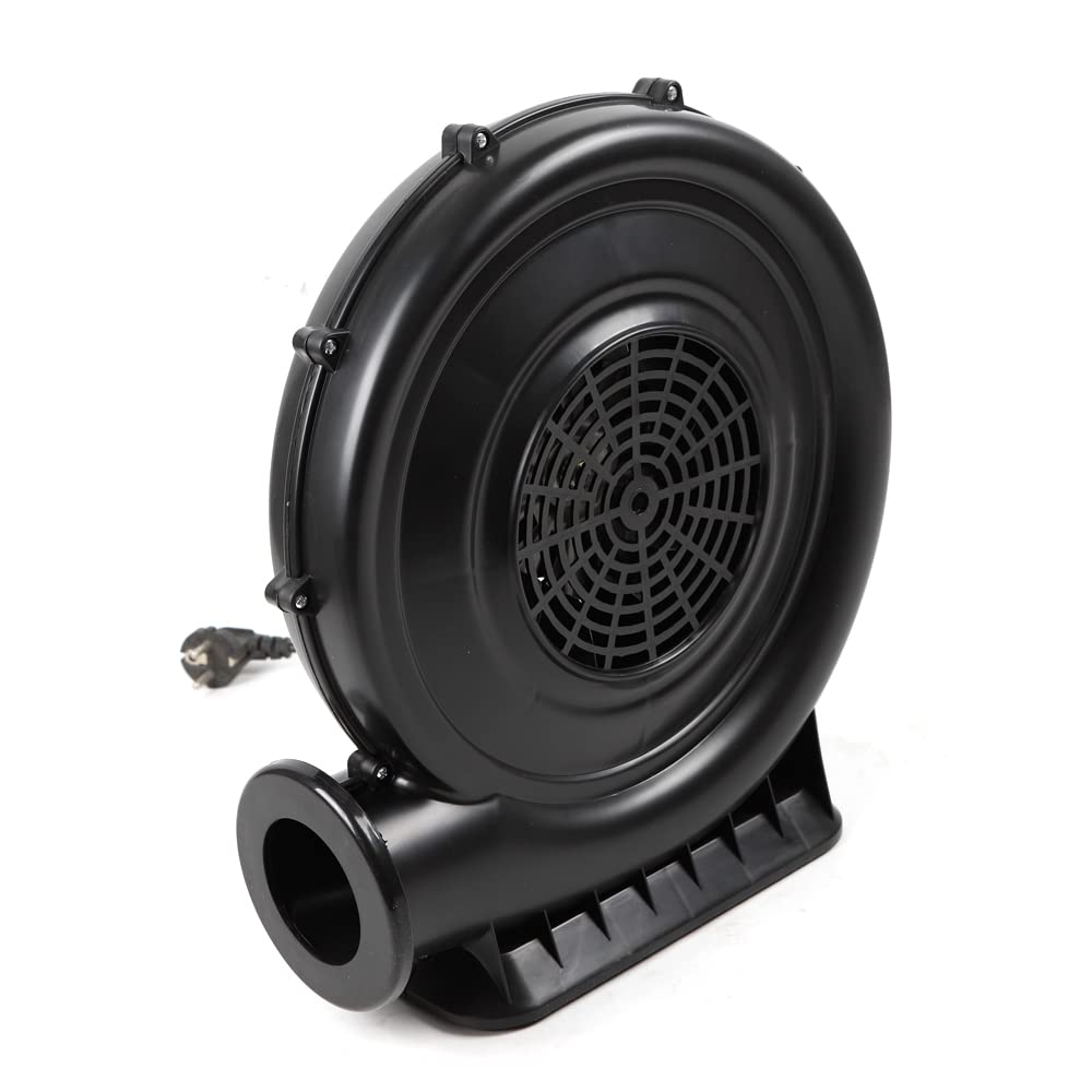 Luftgebläse Radialventilator 250W Radlüfter 420m3/h 1100Pa Abluftgebläse Industrie Lüfter Gebläse Ventilator Radialgebläse für Werbemodelle, aufblasbare Kinderspielmodelle Schwarz