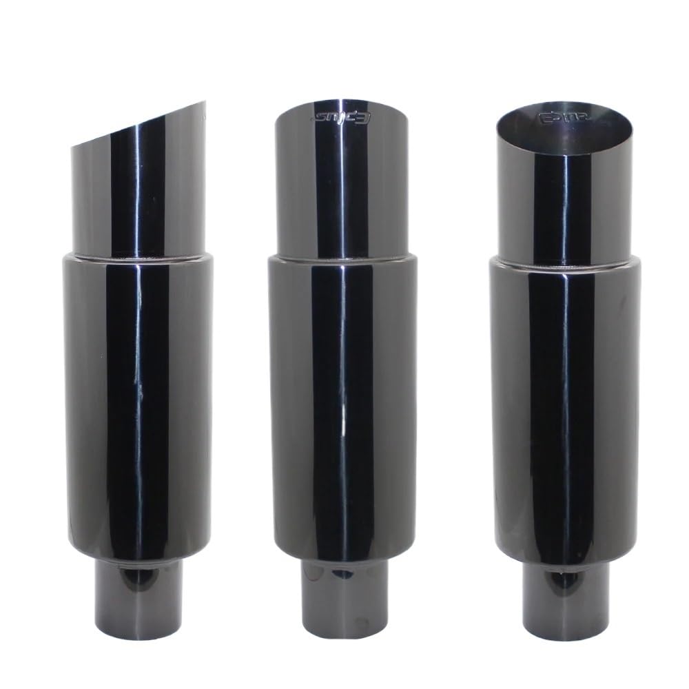 tłumik końcowy Tłumik rury wydechowej samochodu Interfejs ze stali nierdzewnej(002 blue 63mm)