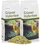 Sanct Bernhard Groene haverthee | 2 x 250 g | Ideaal voor drinkuren | Voor een verhoogde doorspoeling