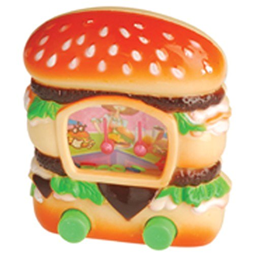 U.S. Toy Dozen Hamburger Theme Handheld Push Button Water Games