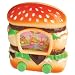 U.S. Toy Dozen Hamburger Theme Handheld Push Button Water Games