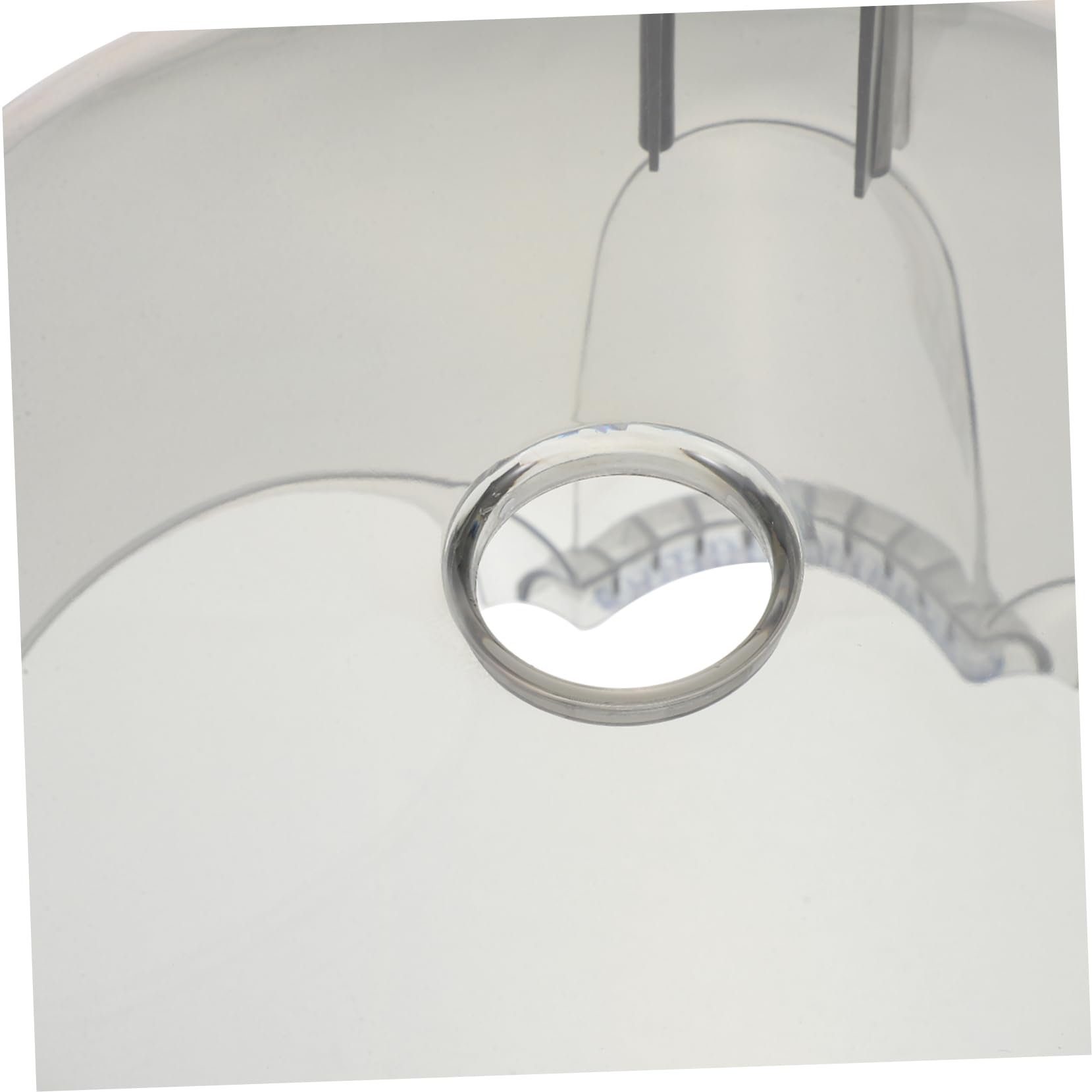 HOLIDYOYO Round Stool Step Stool Small Stepping Footstools Bath Bathroom Seat Small Bench for Adults Nonslip Footstool Toilet Chair Acrylic Plastic Light Grey