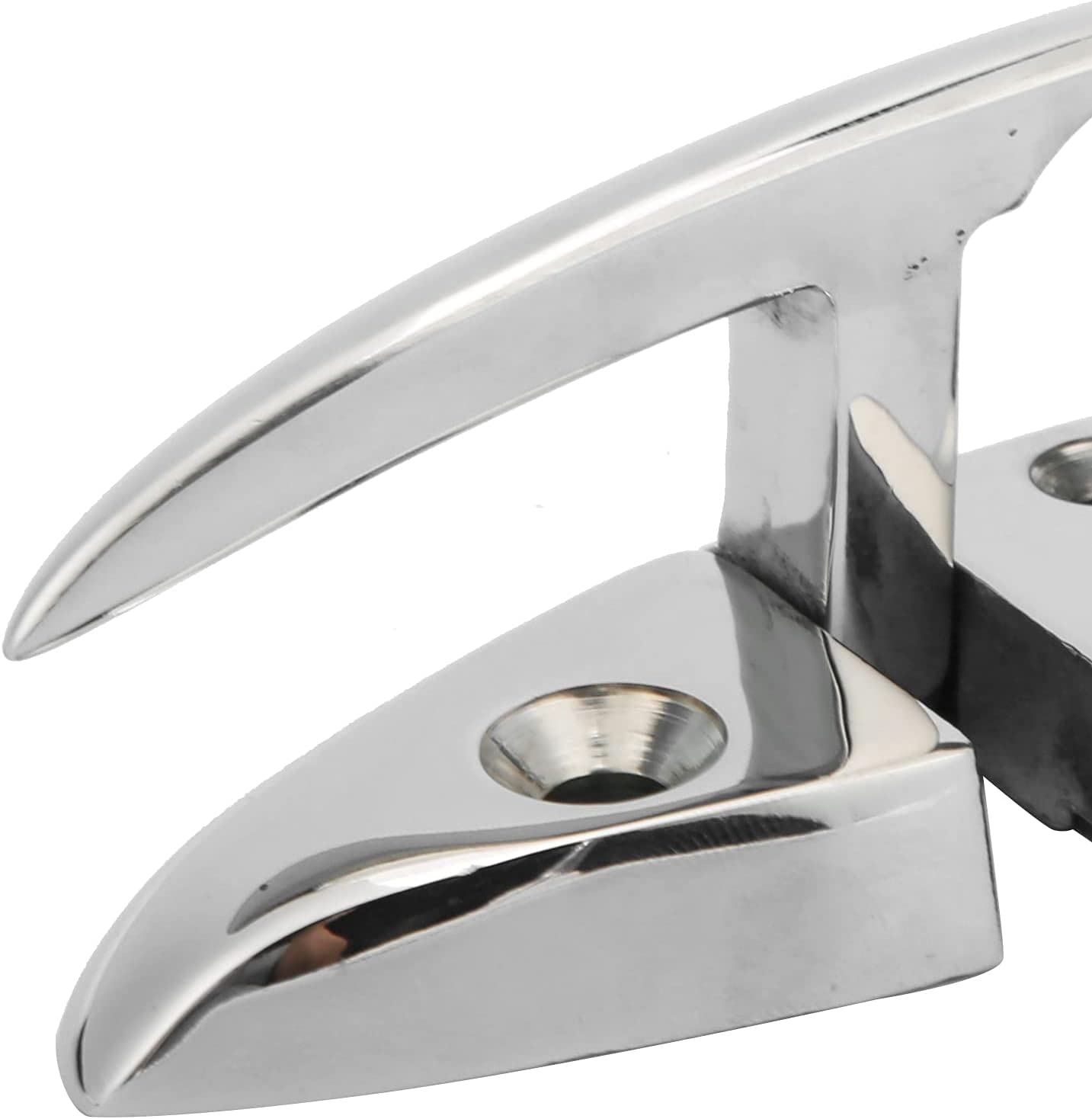 TREPPE 4 Piezas - Cornamusa para Barco, Accesorios de Amarre para Barco Acero Inoxidable (6 Pulgadas / 15cm)