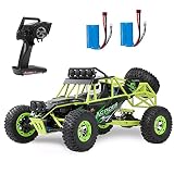STSEEACE 1:12 Scale RC Car, 4WD 2.4Ghz High Speed 50 Km/h All Terrains Electric Off-Road RC Monster