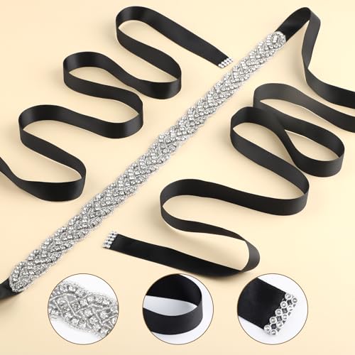 Bridal Belt Handmade Rhinestone Wedding Dress Belt for Women3