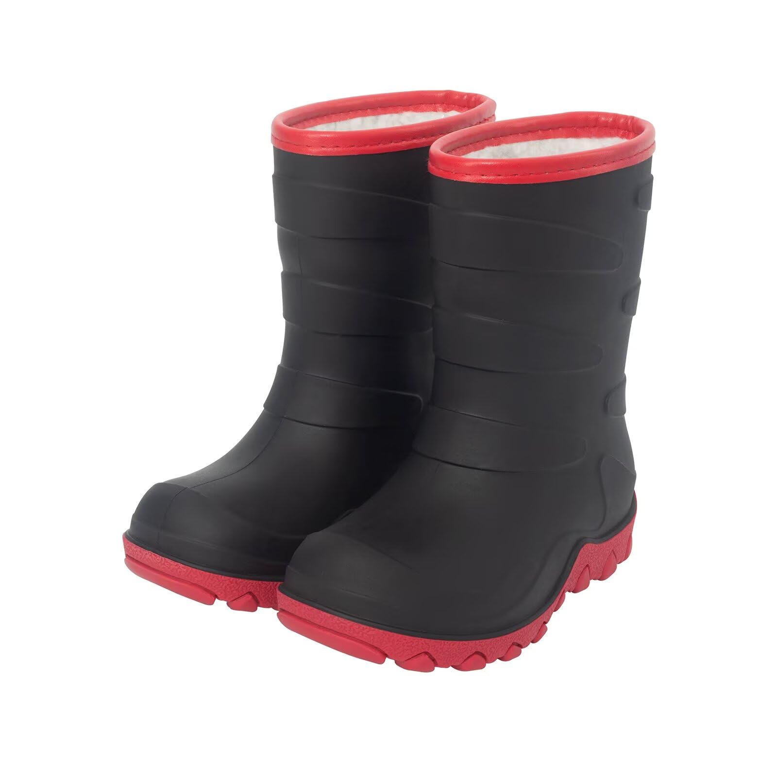 FUNCOO PLUS Bottes d'hiver chaudes doublées pour filles et garçons - Bottes de pluie et de neige - Taille 27-38