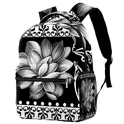 Sac à dos léger fleurs jaunes pour soulager le dos des enfants avec un style unique