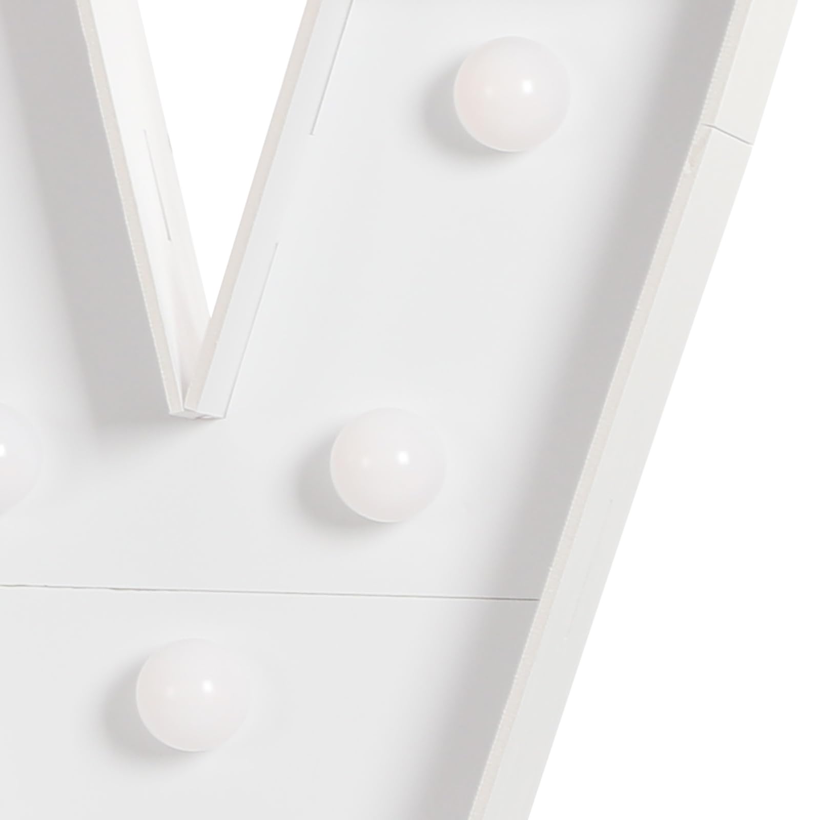 LED BABY Buchstaben Lichter KT-Board Dekoration Lichter Batteriebetrieben mit 32 LED-Birnen Groß Brief Lampe für Hochzeit, Geburtstag, Party Alphabet Lampe Leuchtbuchstaben 48x70CM