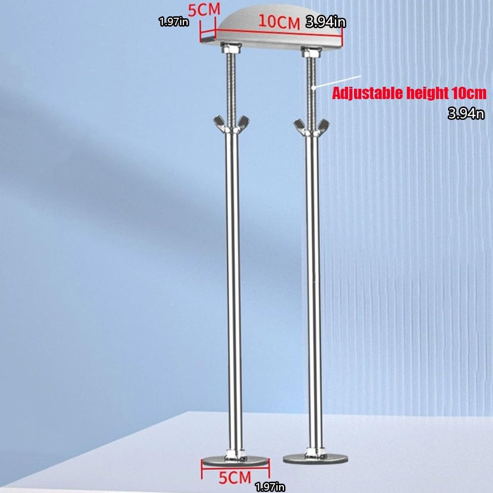 Patas De Soporte Para Fregadero Bajo Montaje Ahorre Espacio Soportes De Fregadero De Montaje Inferior Ajustable Kit De Instalación Para Fregadero De Cocina, Patas De Fregadero De Acero Inoxida