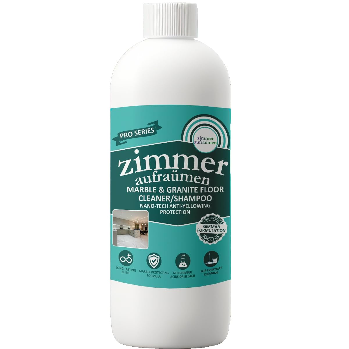 Zimmer Aufraumen Pro Marble & Granite Shampoo/Floor Cleaner. Cleans, Disinfect and Deodorize (450 ml) (B0CCMNJ3MX) Amazon Price History, Amazon Price Tracker