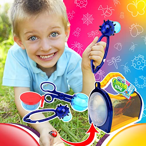 JA-RU Critter Kidz Bug Catcher Kit for Kids (1 Critter Cage Assorted) Outdoor Bug Hunting Kit for Kids, Boys and Girls. Educational Science Camping Toy Set. 5419-1p - Image 3