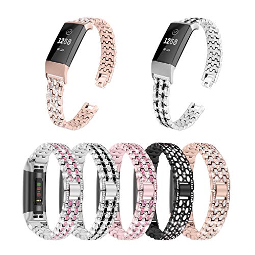 GIMart Cinturino in metallo compatibile per Fitbit...