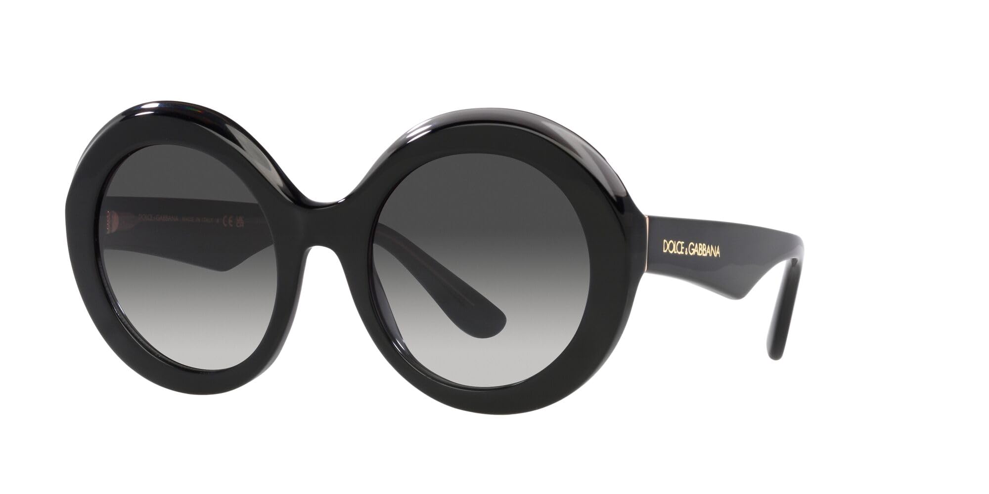 Dolce & GabbanaSunglasses DG 4418 32468G Black/Transpaent Grey Gra, Black, 53