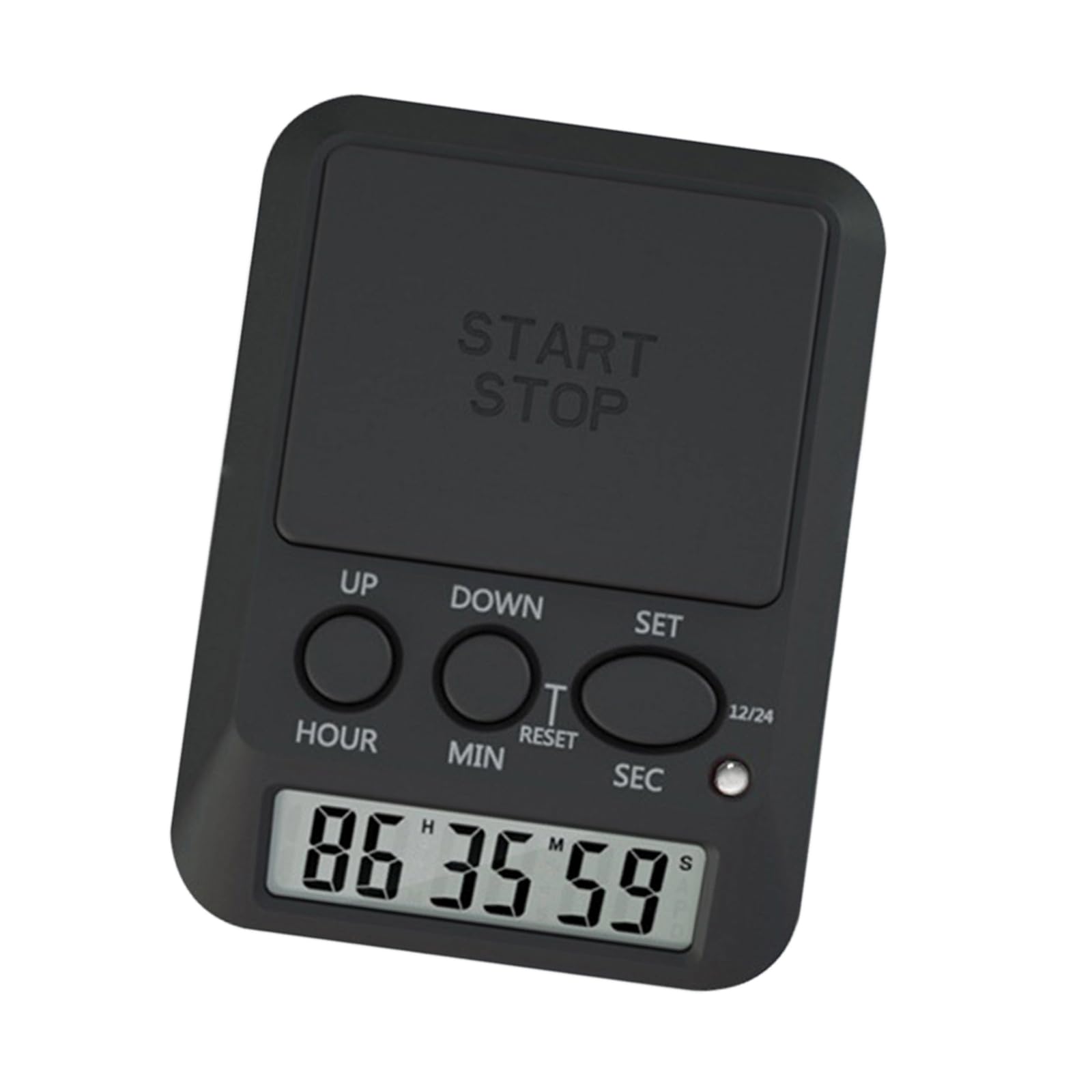 Multi-Function Electronic Timer with Alarm Light for Cooking Exercise Lab Large LCD Displays Clock