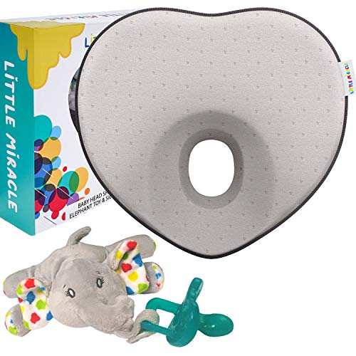 Little Miracle Baby Head Shaping Pillow - Prevents Flat Head Syndrome for Newborn