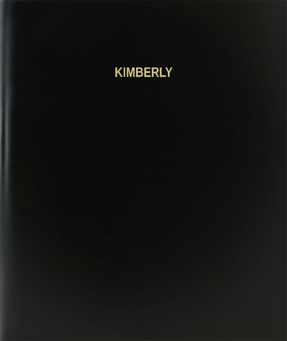 BookFactory Kimberly Log Book/Journal/Logbook - 120 Page, 8.5''x11'', Black Hardbound (XLog-120-7CS-A-L-Black(Kimberly Log Book))      Case