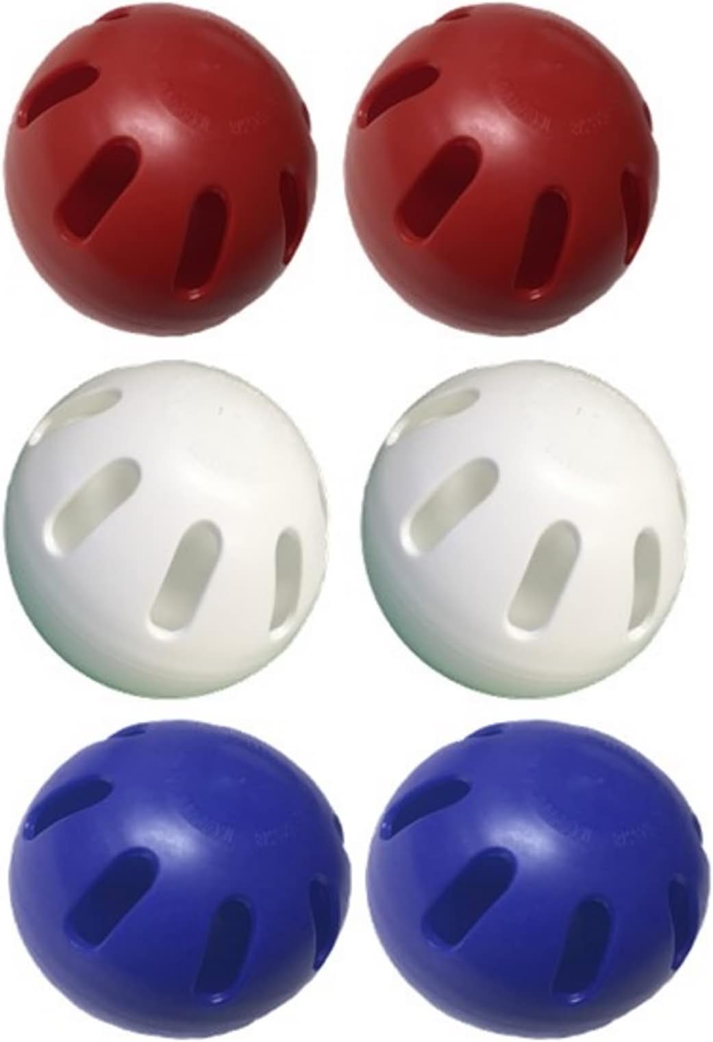 Wiffle Ball U.S.A Set Includes - Official Wiffle Ball Products - Red Wiffle Ball Set, White Wiffle Ball Set, Blue Wiffle Ball Set