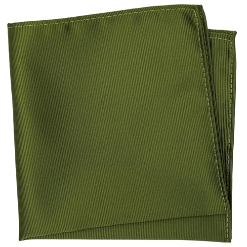 Image of Solid Pocket Square for Men's Suits and Blazers
