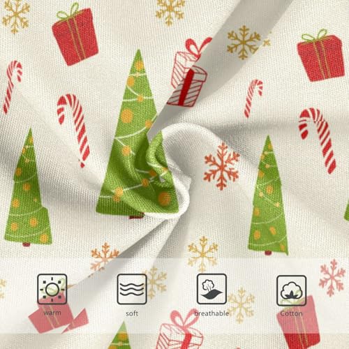 Girls' Underwear Christmas Tree Gift Snowflake Yellow Toddle Brief Panties 23036213