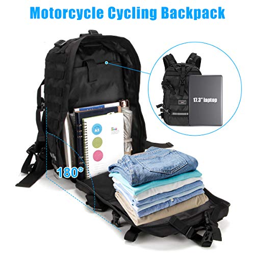 Fancytimes Motorcycle Helmet Backpack Large Capacity Helmet Backpack Bag-Waterproof, Expandable - Men Basketball Luggage Storage Backpack For Sports Outdoor Activities … #TOP1