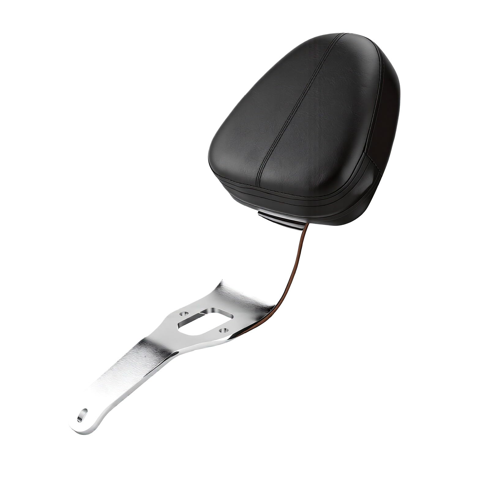 Yctze Motorrad Fahrer Rückenlehne 6mm Eisen Wasserdichtes PU Leder für