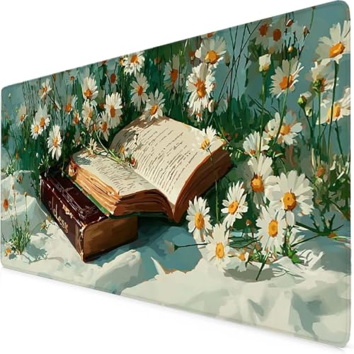 Mouse pad gaming haute précision grand format 1200 x 600 mm avec base caoutchouc