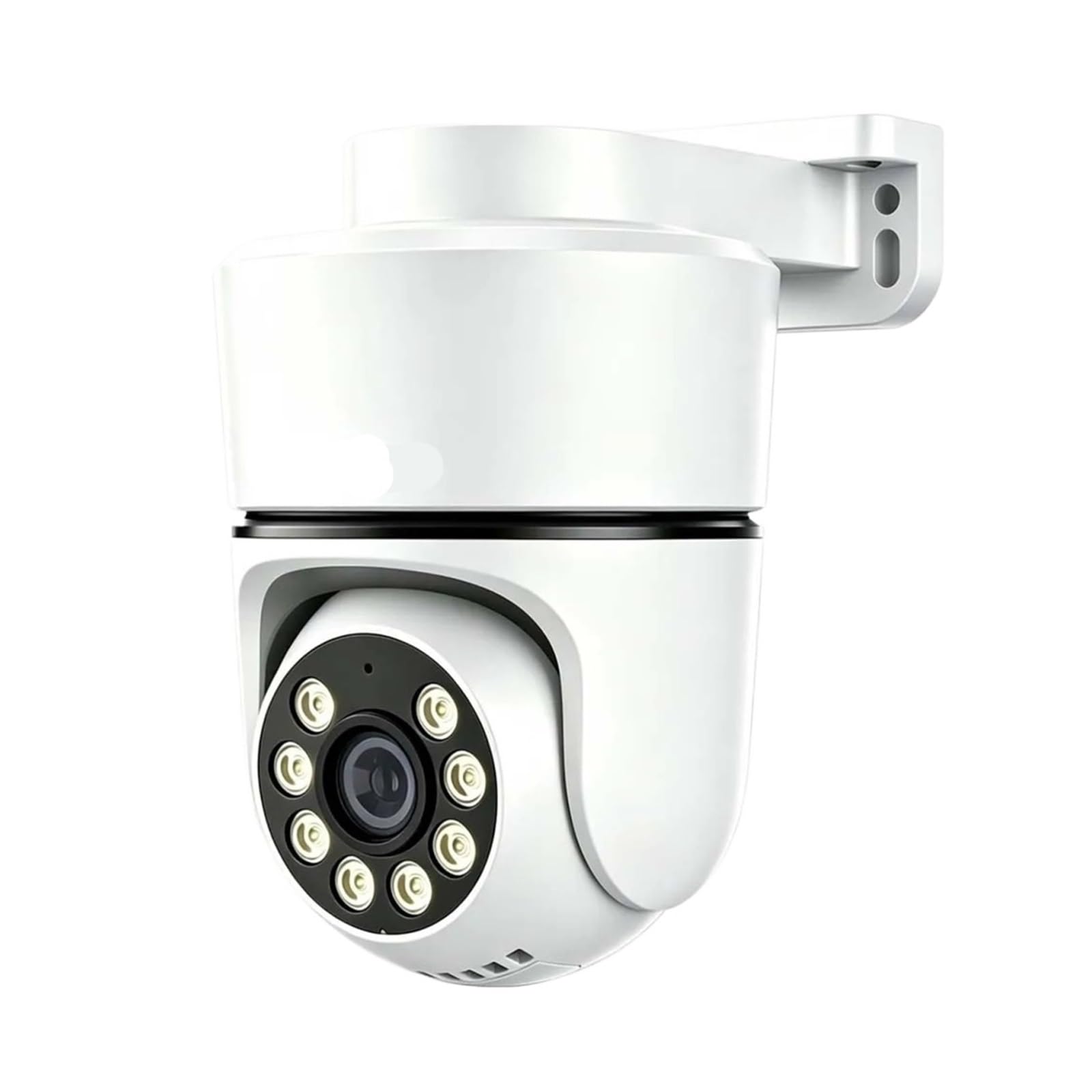 NCAEVGXRWJT 5MP 4K Outdoor PoE PTZ Security Camera, Color Night Vision Motion Detection(4K 8MP_WHITE)