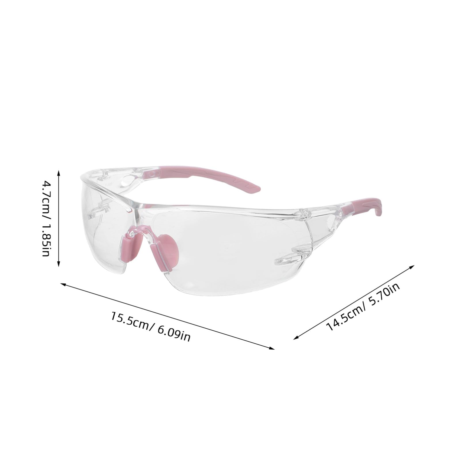 Lunettes de Protection Anti-buée et Coupe-vent pour et Travaux Industriels Lunettes Transparentes Résistantes Poussière et Vent Protection Oculaire Multifonction pour Extérieur