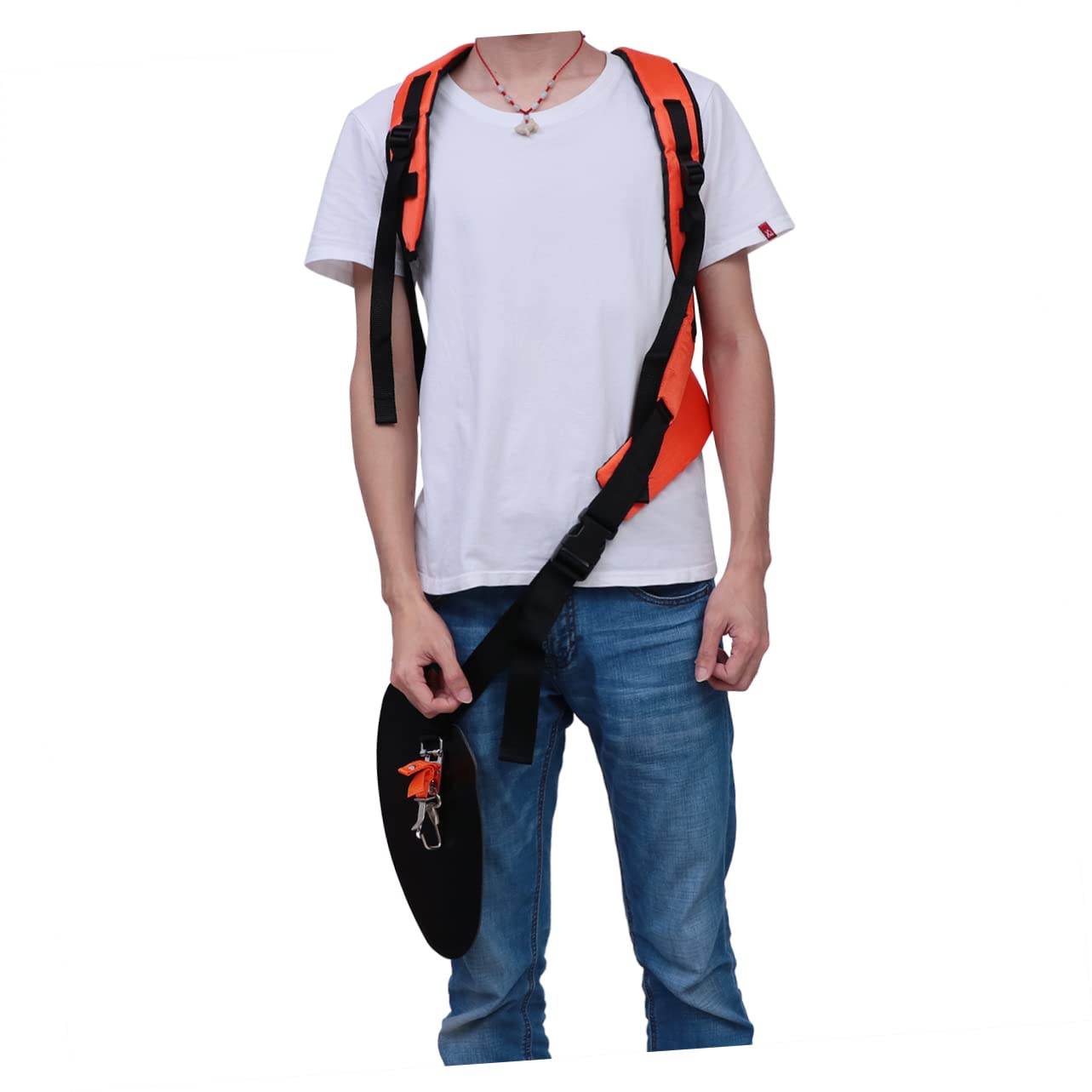 Cinturón Acolchado para Desbrozadora en Forma, para Trimmer y Cortador, Ajustable, Oxford