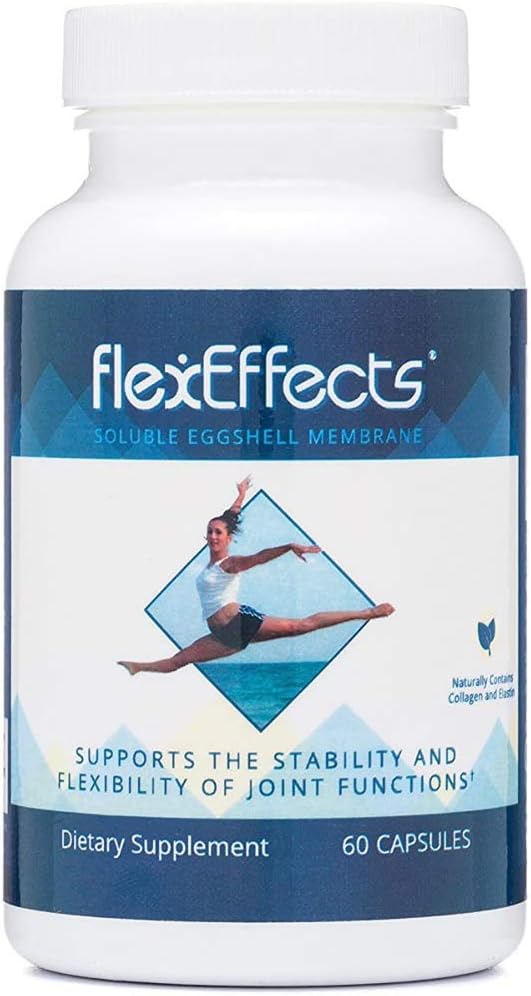 Custom Collagen FlexEffects Eggshell Membrane Capsules, 60 Count, 1 Bottle