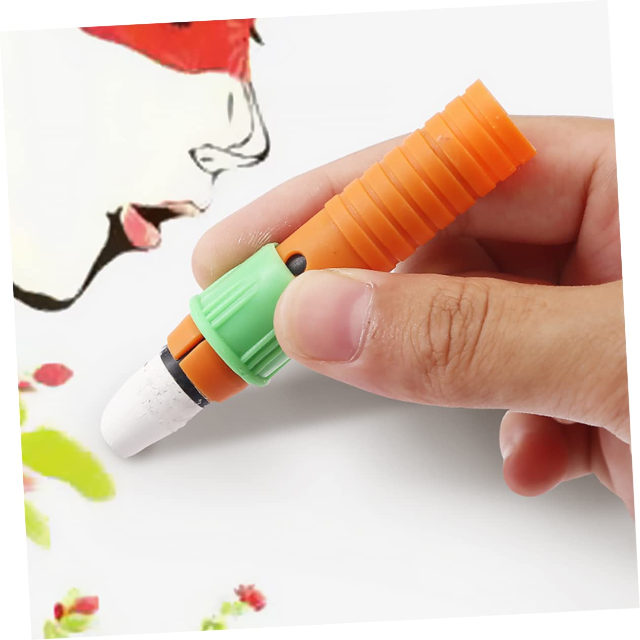 SEWACC 80stücke Teiliges Crayon Extender Für Ölmalstifte Praktischer Kreidestiftverlängerer Mit Integriertem Anspitzer Für Künstler Und Schüler Langlebig Und Flexibel Der Anwendung