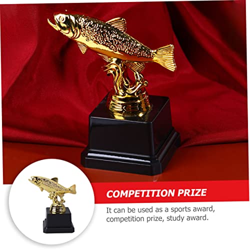 BESPORTBLE 6 Pçs Prêmio Competições Mediterrâneas Estatuetas De Peixes Prêmios Enfeites Feng Decoraç