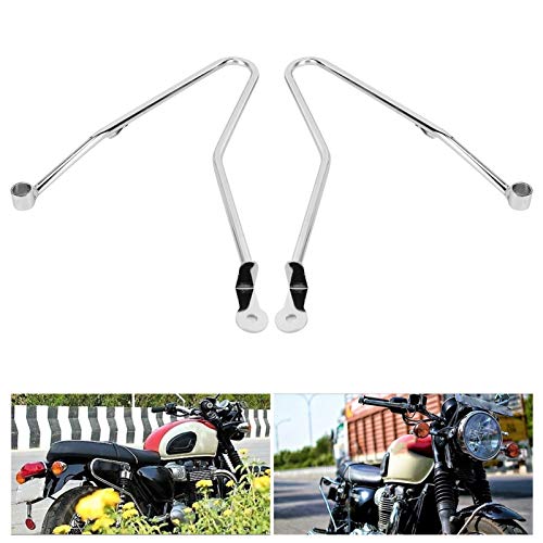 Barras de soporte para alforjas Yosoo para motocicletas Bonneville T100/900, color plateado miniatura 7